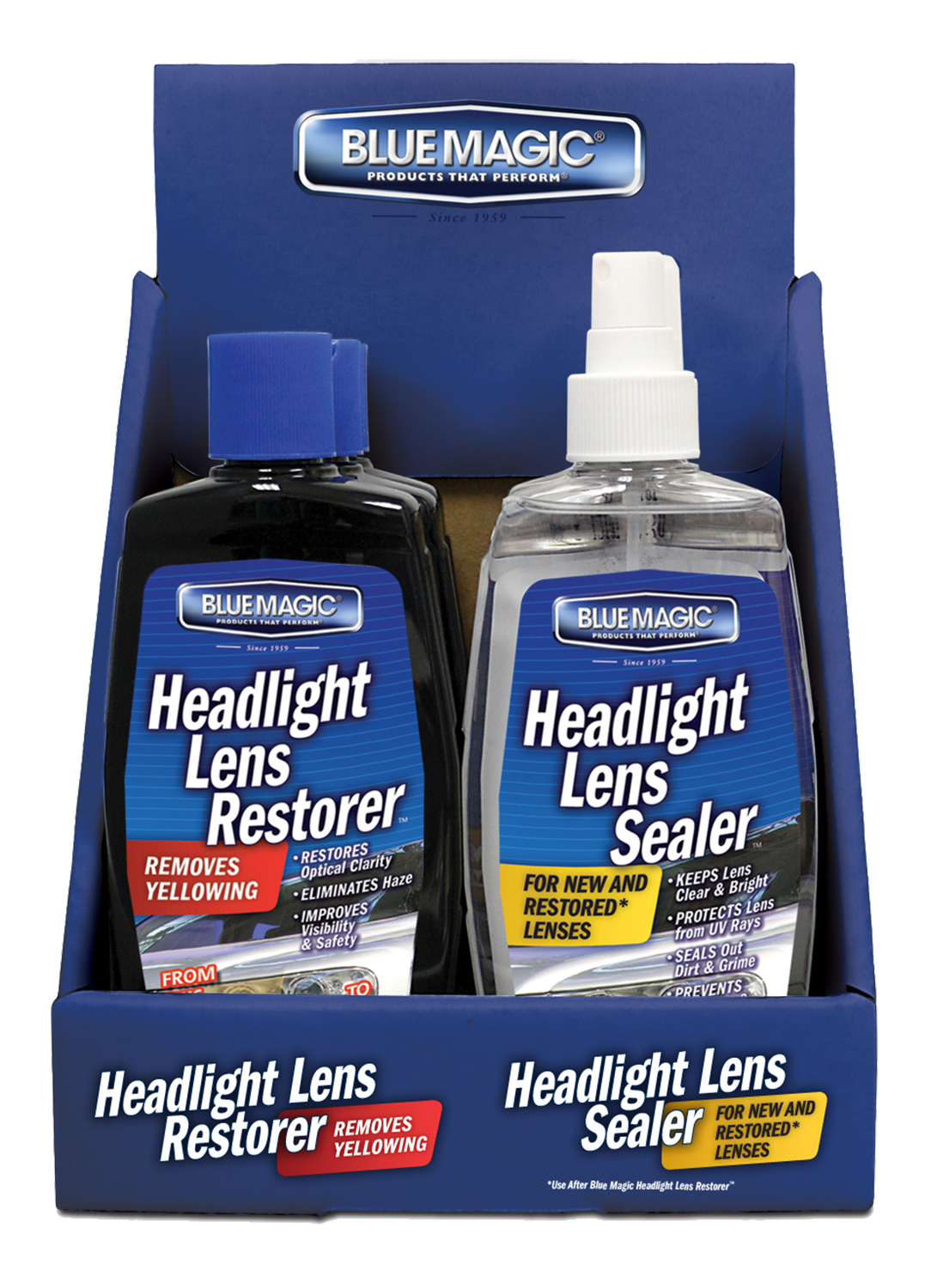  Magic Clear Lens MCL02 Headlight Restoration Kit 1-Step Headlight  Cleaner, 2 FL OZ : Automotive