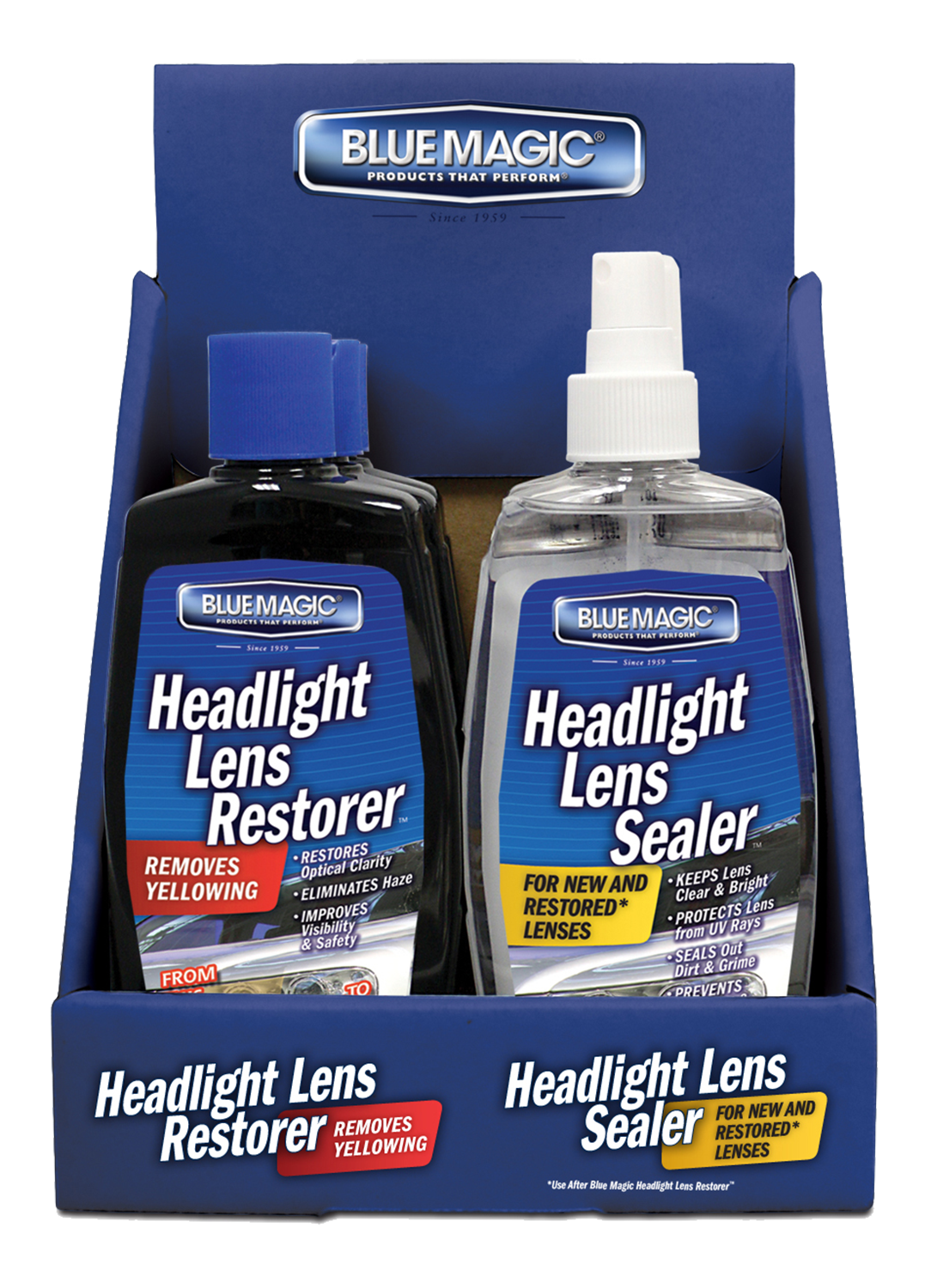  Magic Clear Lens MCL02 Headlight Restoration Kit 1-Step Headlight  Cleaner, 2 FL OZ : Automotive